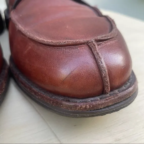 Allen Edmonds Stockbridge cognac leather oxfords 13 D