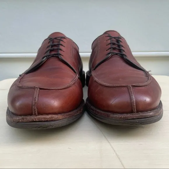 Allen Edmonds Stockbridge cognac leather oxfords 13 D