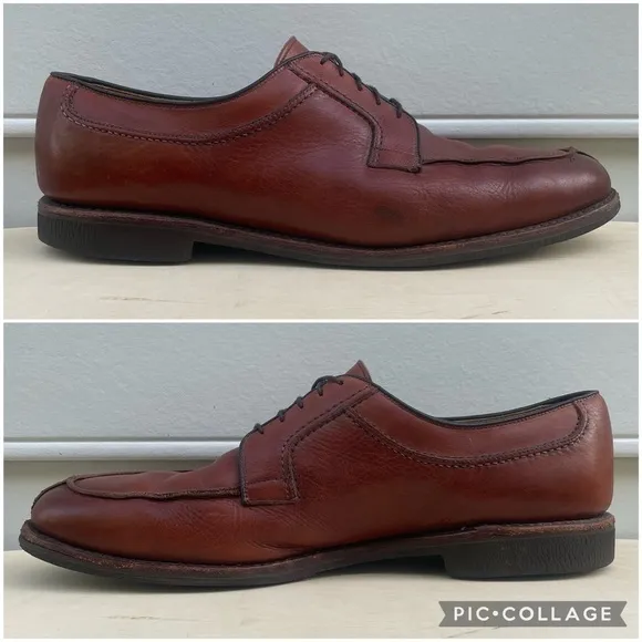 Allen Edmonds Stockbridge cognac leather oxfords 13 D