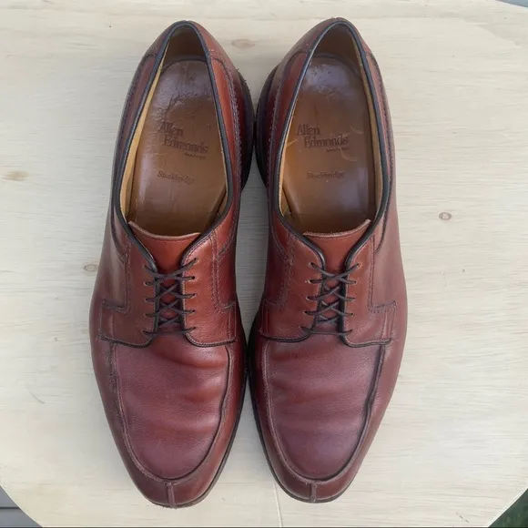 Allen Edmonds Stockbridge cognac leather oxfords 13 D