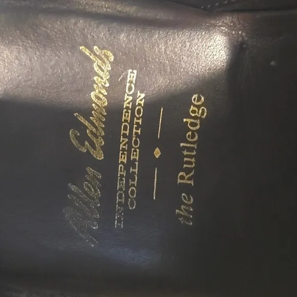 Allen Edmonds The Rutledge Cap toe lace up Oxfords COGNAC Brown Dress Mens Sz.12