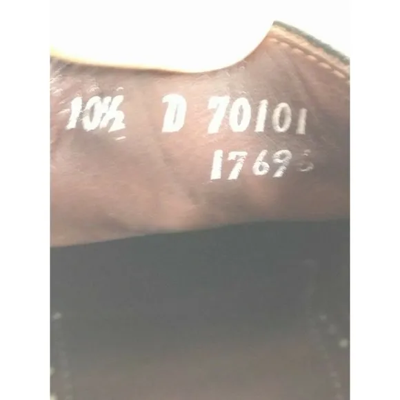 ALLEN EDMONDS Tribeca Apron Toe Black Leather 10.5