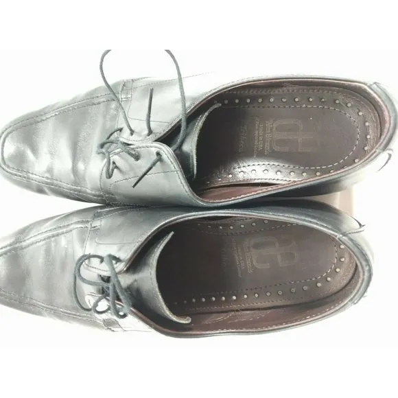 ALLEN EDMONDS Tribeca Apron Toe Black Leather 10.5