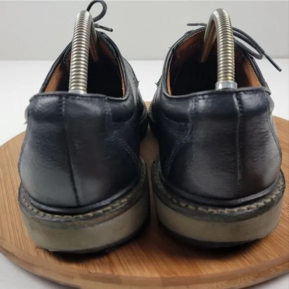 Allen Edmonds Wanderer Plain Toe Oxfords Mens Black Dress Shoes Size 11.5 D