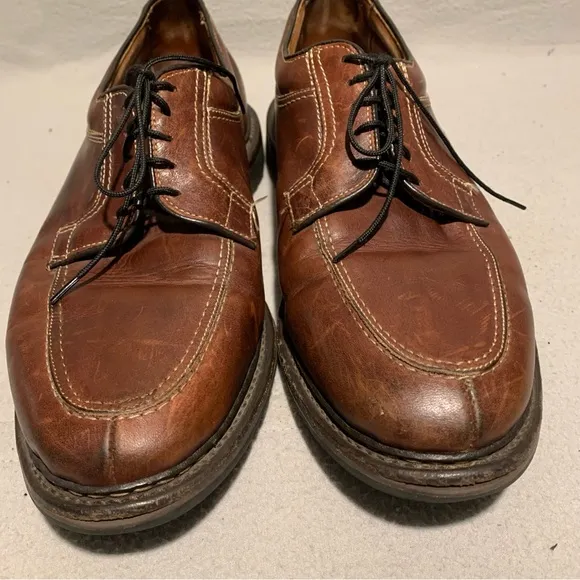 Allen Edmonds Wilbert Brown Leather Oxfords Dress Shoes Men's Sz 11.5 D USA made