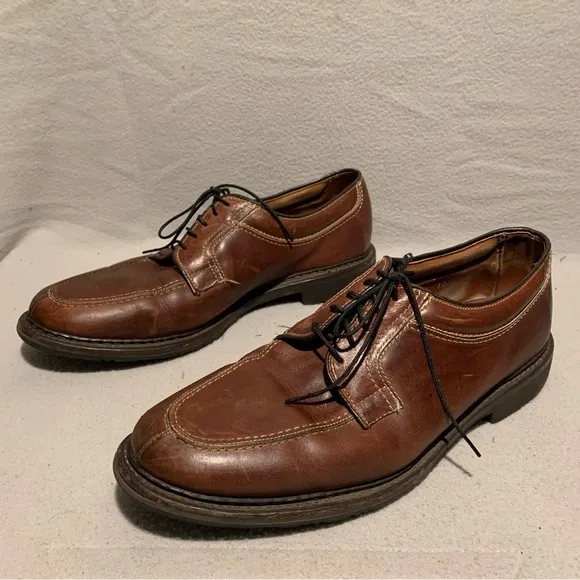 Allen Edmonds Wilbert Brown Leather Oxfords Dress Shoes Men's Sz 11.5 D USA made
