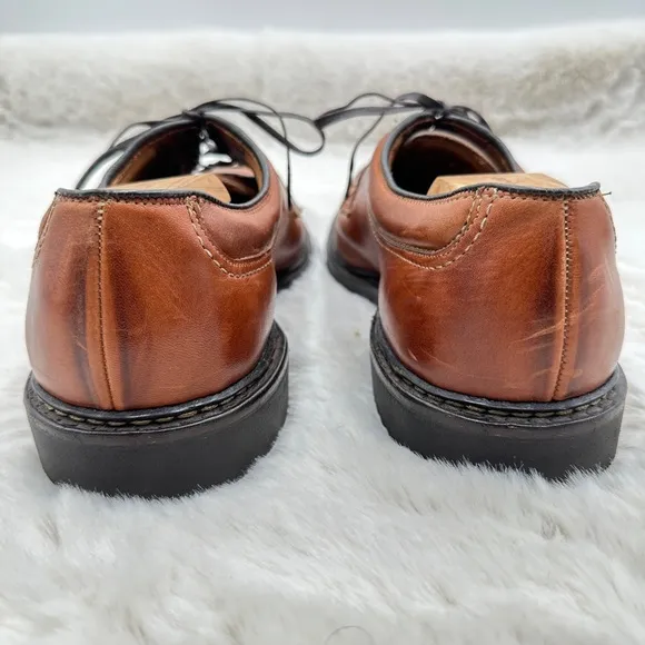 Allen Edmonds Wilbert Split Toe Derby Oxfords mens size 13B shoes Brown leather