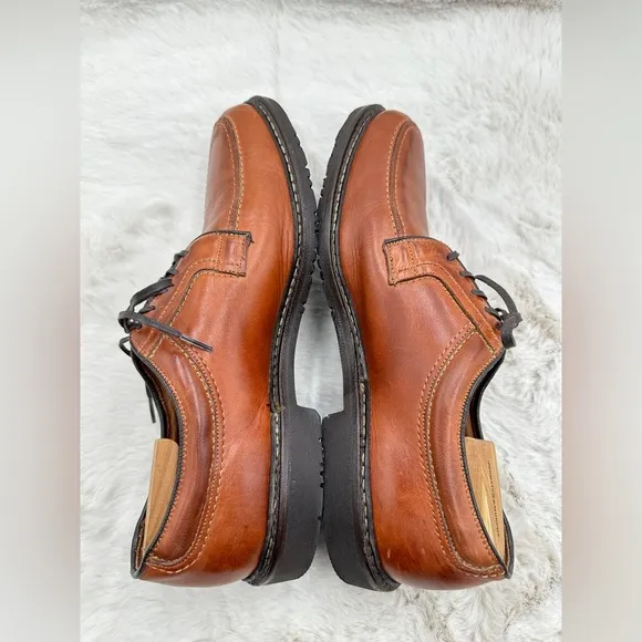 Allen Edmonds Wilbert Split Toe Derby Oxfords mens size 13B shoes Brown leather
