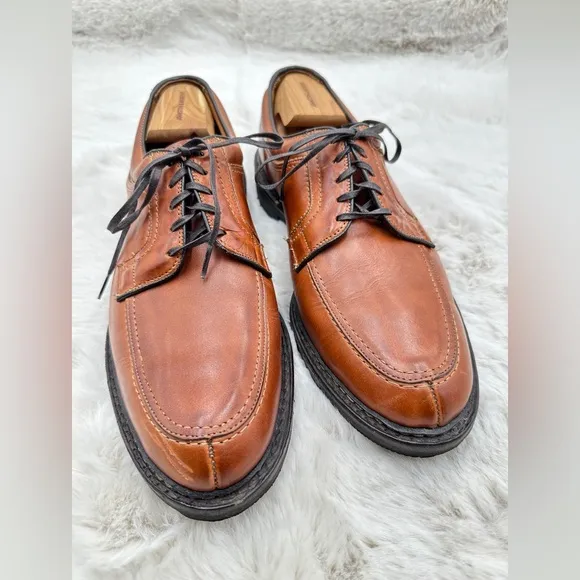 Allen Edmonds Wilbert Split Toe Derby Oxfords mens size 13B shoes Brown leather