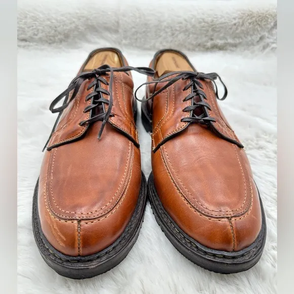 Allen Edmonds Wilbert Split Toe Derby Oxfords mens size 13B shoes Brown leather