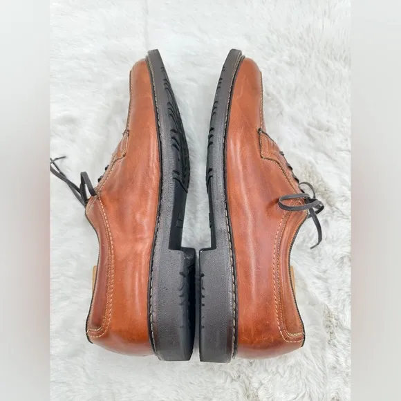 Allen Edmonds Wilbert Split Toe Derby Oxfords mens size 13B shoes Brown leather
