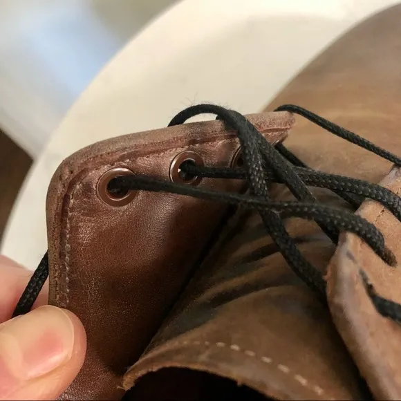 Allen Edmonds Yale Derby Brown Leather Dress Shoes Oxfords Plain Toe Mens 9.5 B