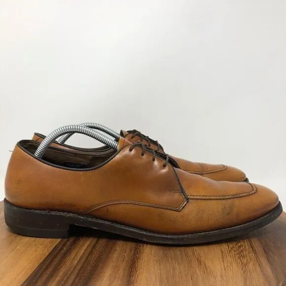 Allen Edmonds Bond Street Men’s Cap-Toe Leather Oxfords Size 11.5 AAA Walnut