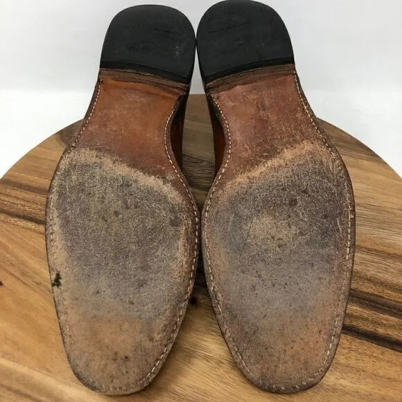 Allen Edmonds Bond Street Men’s Cap-Toe Leather Oxfords Size 11.5 AAA Walnut