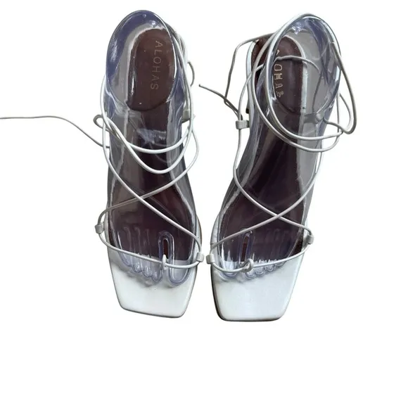 Alohas - Bellini Lace Up Strappy Heels Sz 41