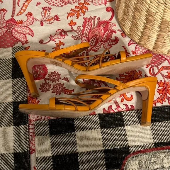 ALOHAS x Anthropologie Sunbeam Mule Strappy Heels Size 41