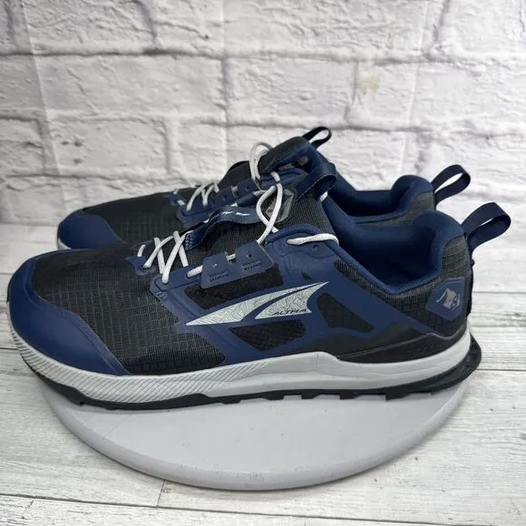 Altra Lone Peak 8 Trail Running Shoes Black Blue ALOA85NC401 Mens Size 12.5
