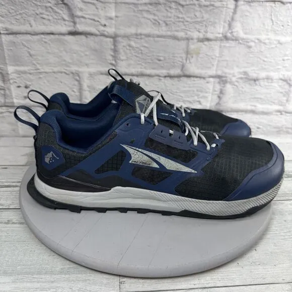 Altra Lone Peak 8 Trail Running Shoes Black Blue ALOA85NC401 Mens Size 12.5
