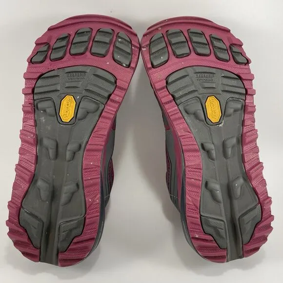 Altra Olympus 3 Trail Running Shoes Womens Size 7 Magenta Athletic Vibram