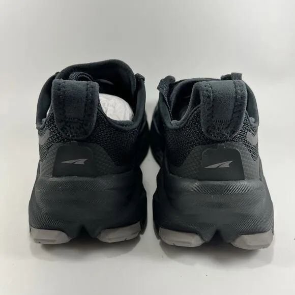 Altra Olympus 6 Trail Running Shoes Mens Size 7.5 Triple Black Vibram Athletic