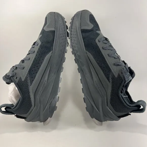 Altra Olympus 6 Trail Running Shoes Mens Size 7.5 Triple Black Vibram Athletic