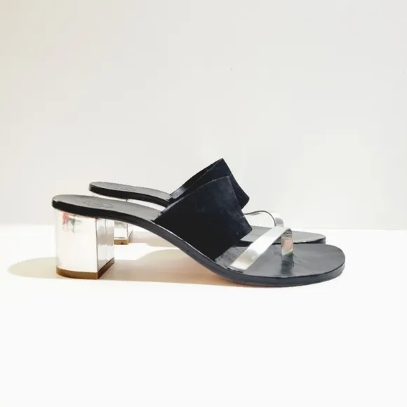 Alvaro Gonzalez Alberta Alta Black Suede Mules
