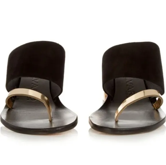 Alvaro Gonzalez Alberta Alta Black Suede Mules
