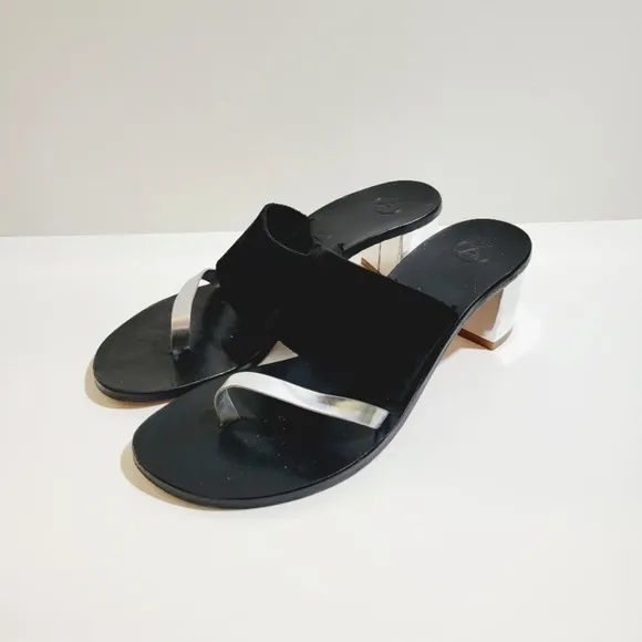 Alvaro Gonzalez Alberta Alta Black Suede Mules