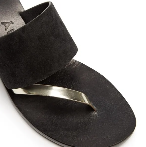Alvaro Gonzalez Alberta Alta Black Suede Mules