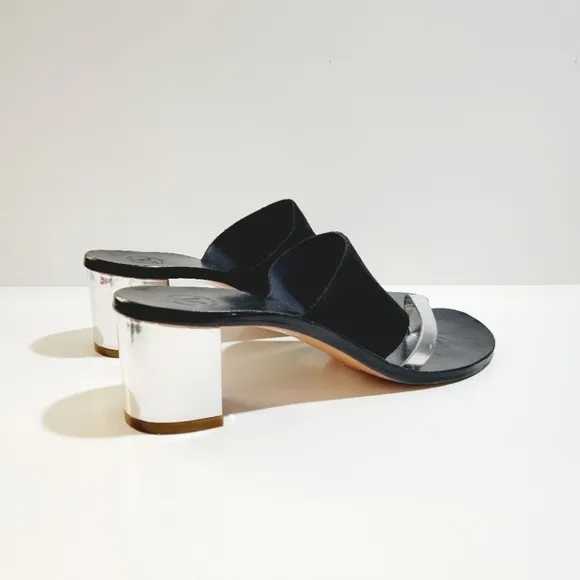 Alvaro Gonzalez Alberta Alta Black Suede Mules