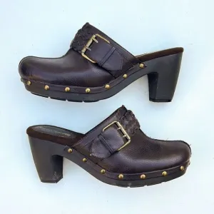 American Eagle clogs size 7 1/2 slide heeled mules, new