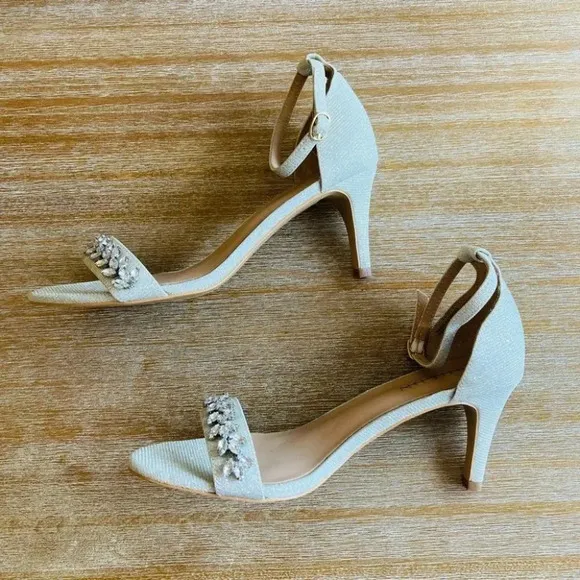 Anthropologie BHLDN Nisha Heels Size 7 NWOT $138