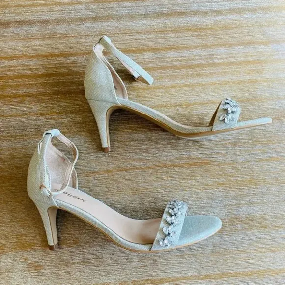 Anthropologie BHLDN Nisha Heels Size 7 NWOT $138