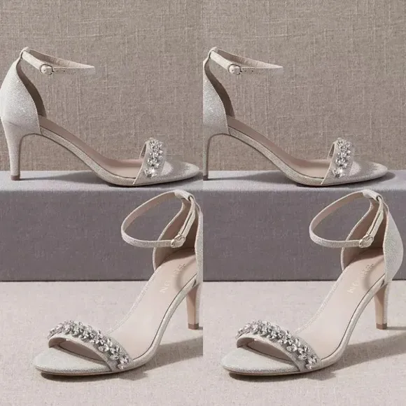 Anthropologie BHLDN Nisha Heels Size 7 NWOT $138