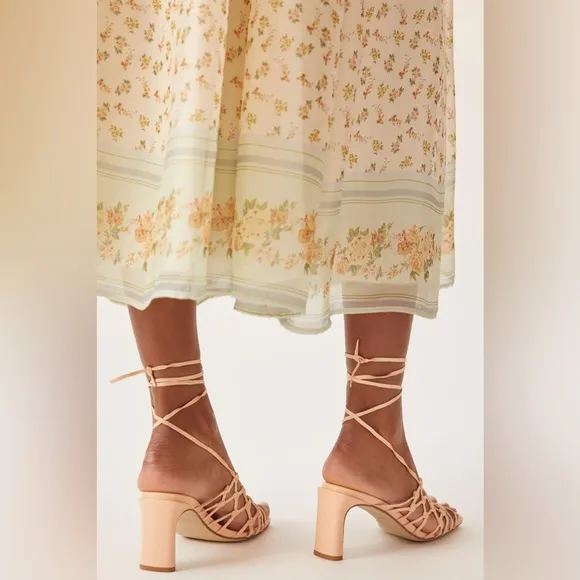 Anthropologie Elvio Zanon Strappy Heels