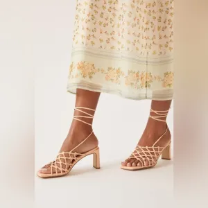 Anthropologie Elvio Zanon Strappy Heels