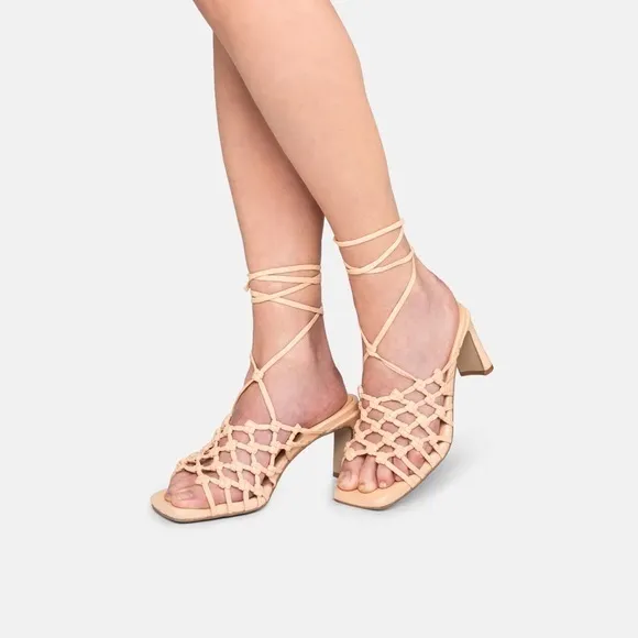 Anthropologie Elvio Zanon Strappy Heels