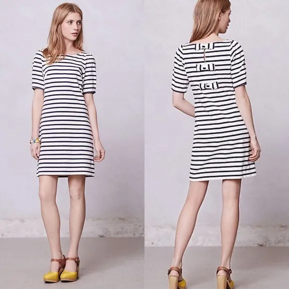 Anthropologie Triple Bow Dress