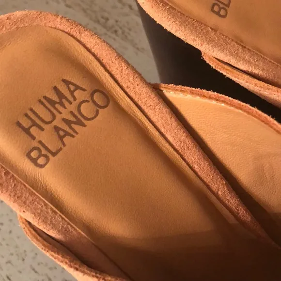 Anthropologie/Huma Blanco Heeled Mules
