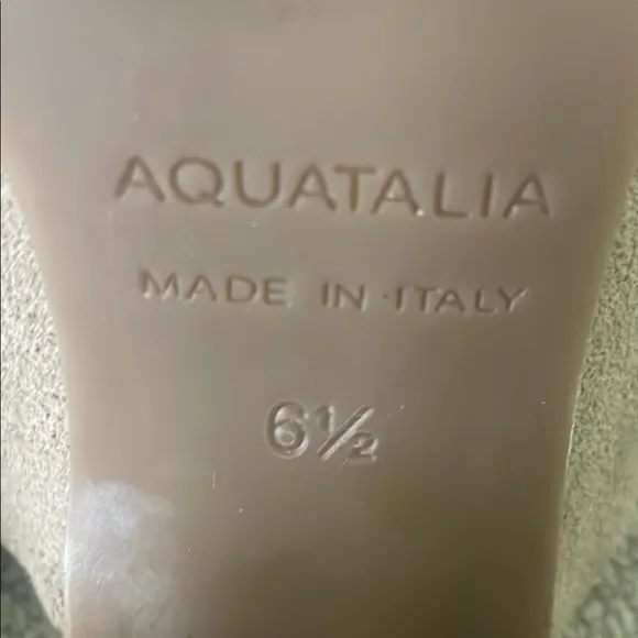 Aquatalia Tan Mules with Suede Strap