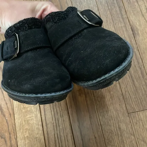 Aquatalia wedge heeled clogs