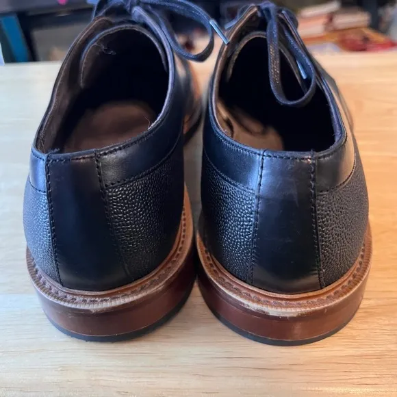 Ashton‎ Grey Adaydo Dress Shoes Leather Oxfords Lace Up Business Casual Mens -10