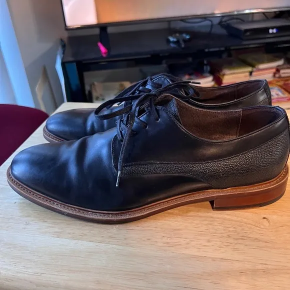 Ashton‎ Grey Adaydo Dress Shoes Leather Oxfords Lace Up Business Casual Mens -10