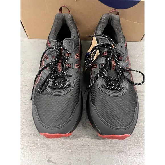 ASICS Gel Venture 9 Running Shoes Mens &quot;Extra Wide&quot; Graphite Gray Red Trail Mesh
