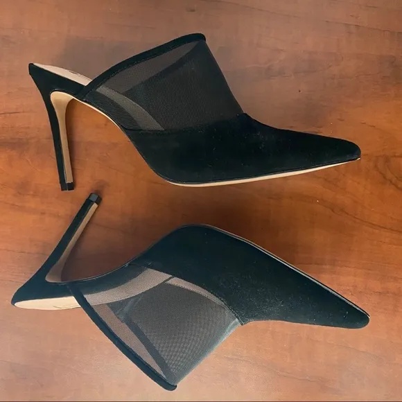 AVEC LES FILLES Joelle Mule Heel; Size 6 1/2M