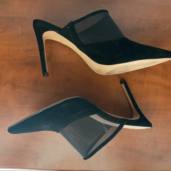 AVEC LES FILLES Joelle Mule Heel; Size 6 1/2M