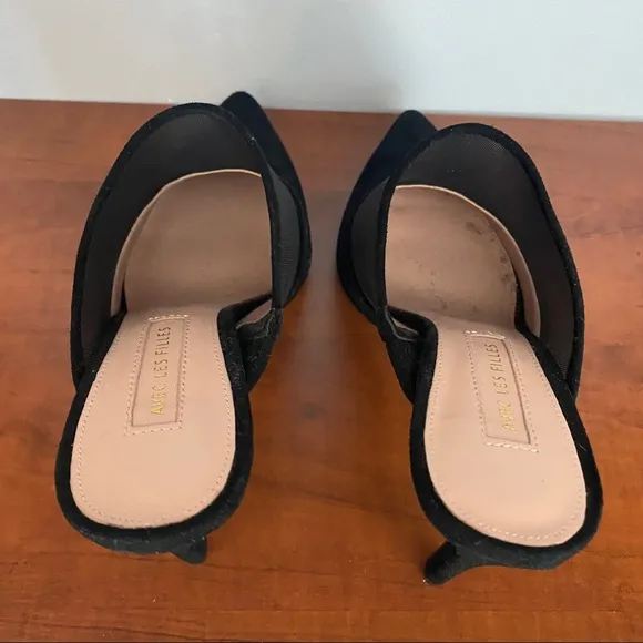 AVEC LES FILLES Joelle Mule Heel; Size 6 1/2M