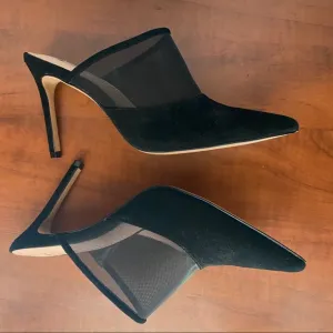 AVEC LES FILLES Joelle Mule Heel; Size 6 1/2M