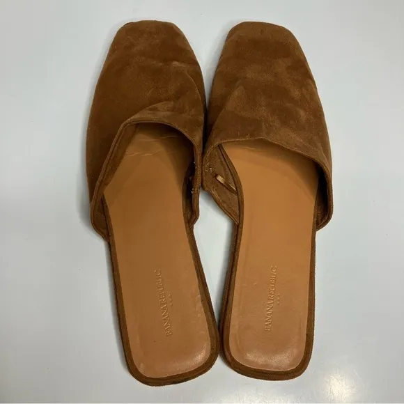 Banana Republic factory soft mules cognac size 10