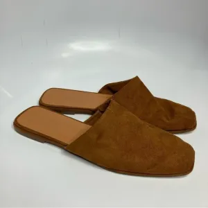 Banana Republic factory soft mules cognac size 10
